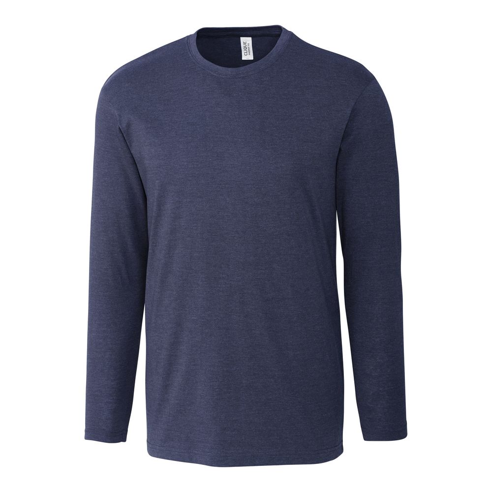NWT Clique Navy Heather Long Sleeve Phoenix Tee